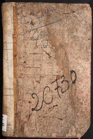 Tables des vendeurs du bureau d’Amiens pour la période 1774-1787