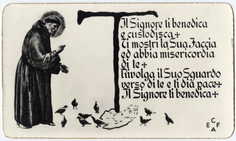 Il Signore ti benedica… Que le Seigneur te bénisse…