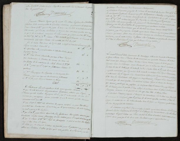 Délibérations et arrêtés du 3e bureau (Municipalités) : 30 mai 1793-31 août 1793