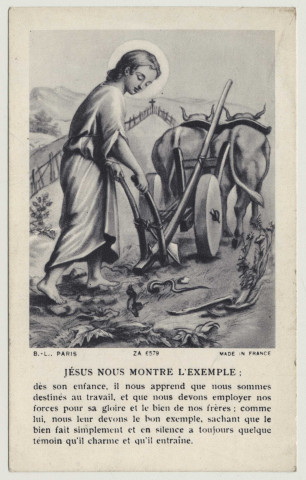 Jésus nous montre l'exemple