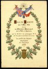 Gala de Charité donné au théatre municipal de la ville d'Amiens par la BOC de campagne n°3 au profit des blessés français et anglais