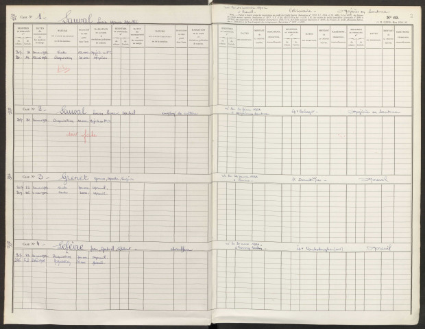 Répertoire des formalités hypothécaires, du 30/03/1954 au 16/09/1954, registre n° 036 (Conservation des hypothèques de Montdidier)