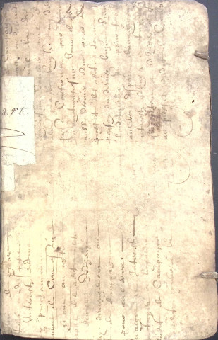Etude de Me Jean-Baptiste Trencart à Amiens (étude n°12). Minutes de l'année 1665