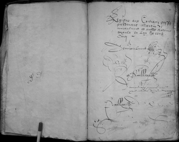 Etude de Me Martin Miraulmont à Amiens (étude n°21). Minutes des années 1605-1608