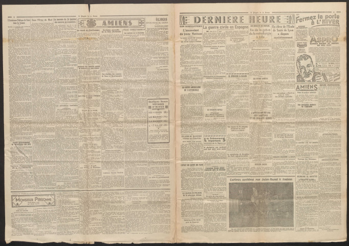 Le Progrès de la Somme, numéro 20945, 14 janvier 1937