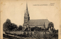 Lamotte-en-Santerre (Somme) - L'Eglise. Censurée