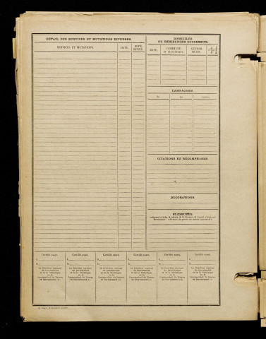 Foré, Marceau Eliébert Raynaud, né le 27 juin 1898 à Hangard (Somme), classe 1918, matricule n° 479, Bureau de recrutement d'Amiens