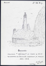 Bouchoir : monument obélisque pour les enfants de Bouchoir morts pour la France 1914-1918 - (Reproduction interdite sans autorisation - © Claude Piette)