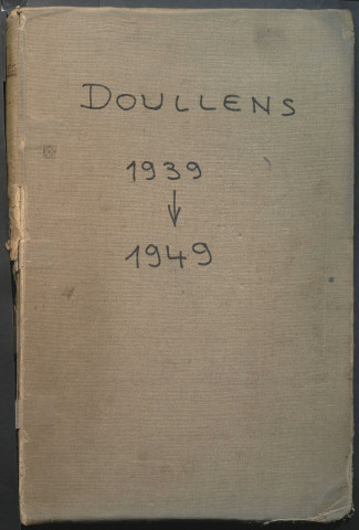 Table des successions et absences du bureau de Doullens