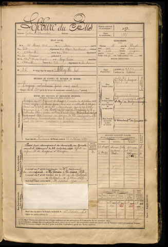 Lefèbure du Bus, Gaston Alexandre, né le 24 mars 1868 à Nice (Alpes-Martime), classe 1888, matricule n° 473, Bureau de recrutement d'Abbeville