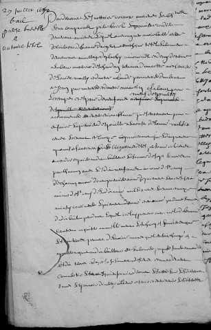 Etude de Me Jean-Baptiste Trencart à Amiens (étude n°12). Minutes de l'année 1670