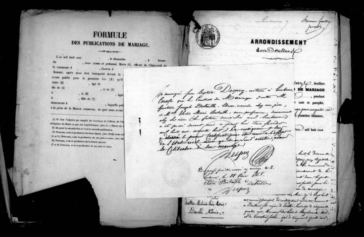 Lucheux : naissances, mariages, décès (1868-1870)