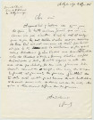 Lettre de Claude Dewaele adressée à un ami relatant le mouvement de grève à l'usine Férodo d'Amiens