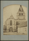 Davenescourt. Vue d'ensemble de l'abside et du clocher