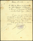 Ordre n° 49 de la Division de Marche du 15 mai 1915 où figure notamment la citation au nom du sous-lieutenant Chassériaud