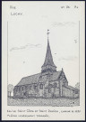 Luchy (Oise) : église Saint-Côme et Saint-Damien - (Reproduction interdite sans autorisation - © Claude Piette)