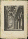 Intérieur de la cathédrale d'Amiens, nef et choeur