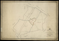 Plan du cadastre napoléonien - Fresnoy-en-Chaussée (Frenoy) : tableau d'assemblage