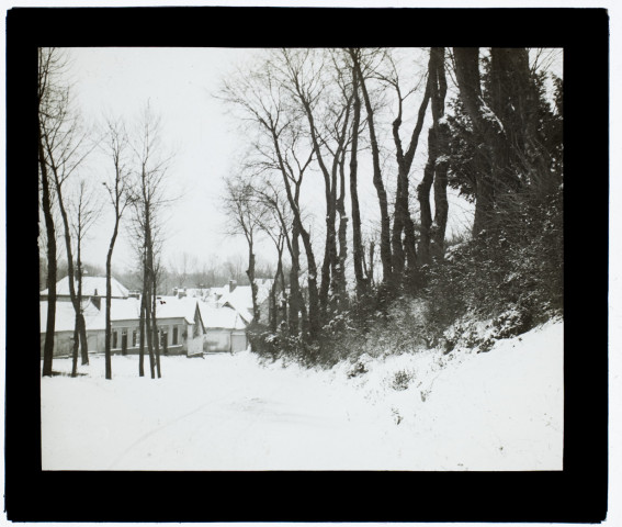 Effet de neige - Pont-de-Metz - janvier 1907