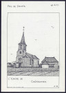 Chériennes (Pas-de-Calais) : l'église - (Reproduction interdite sans autorisation - © Claude Piette)
