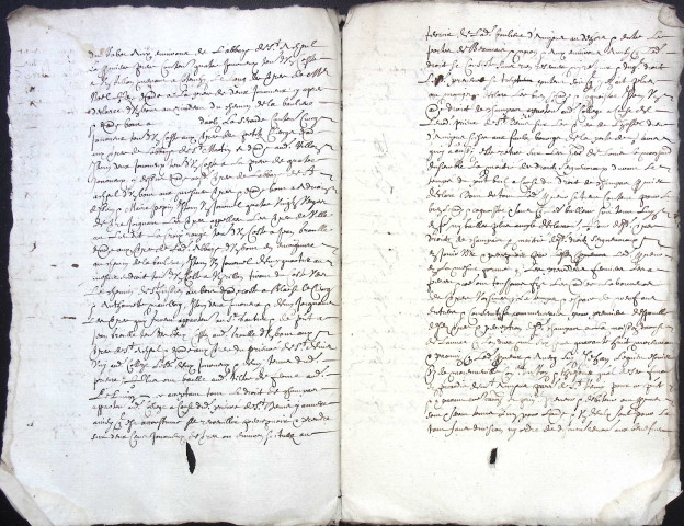 Etude de Me François Debacq à Amiens (étude n°7). Minutes des années 1646-1647