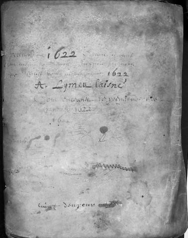 Etude de Me Antoine Limeux à Amiens (étude n°11). Minutes de l'année 1622