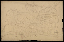 Plan du cadastre napoléonien - Bailleul : Grandsart ; Chemin des Morts (Le), D et partie de E1