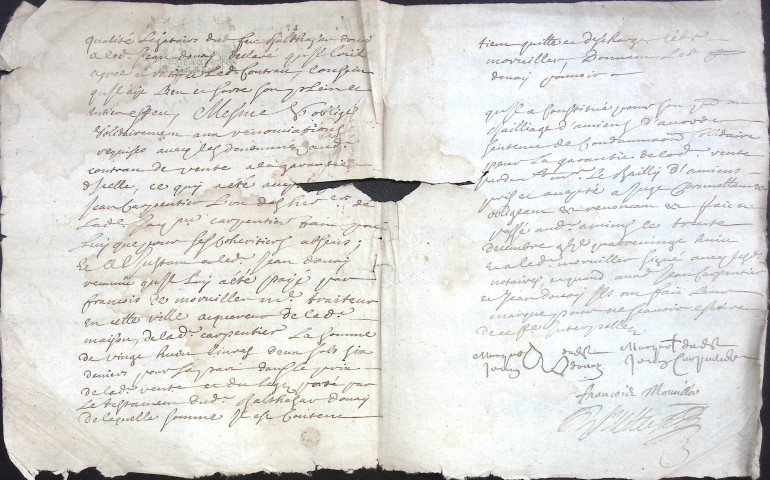 Etude de Me Henri Louette à Amiens (étude n°22). Minutes de l'année 1688