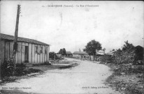 Dompierre (Somme). La Rue d'Heudicourt
