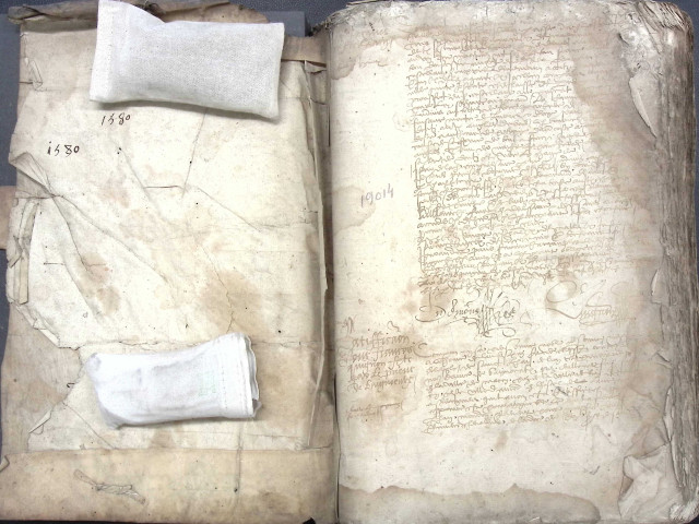 Etude de Me Jean Quignon à Amiens (étude n°22). Minutes de l'année 1580