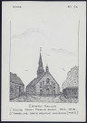 Esmery-Halllon : église Saint-Martin avant 1914-1918 - (Reproduction interdite sans autorisation - © Claude Piette)