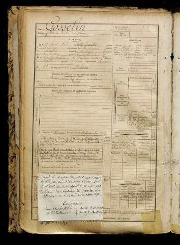 Gosselin, Georges Eugène Paul, né le 13 août 1878 à Mailly-Maillet (Somme), classe 1898, matricule n° 272, Bureau de recrutement d'Abbeville