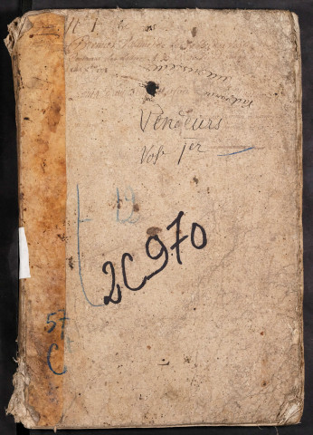 Tables des vendeurs du bureau de Conty pour la période 1753-1779