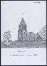 Belloy (Oise) : église reconstruite - (Reproduction interdite sans autorisation - © Claude Piette)