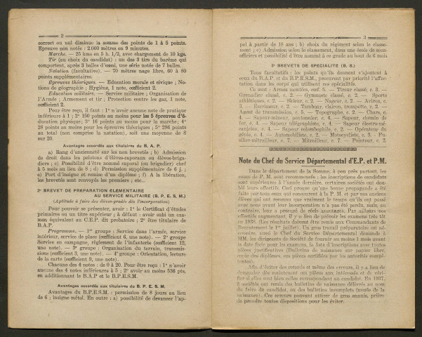 Bulletin mensuel de la Commission Consultative d'Education Physique et du Service Départemental d'Education Physique et Préparation Militaire Elémentaire de la Somme, numéro 10 (3e année)