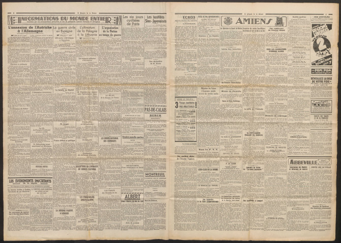 Le Progrès de la Somme, numéro 21367, 19 mars 1938