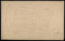 Plan du cadastre napoléonien - Andainville : Douze (Les) ; Tartes (Les), E