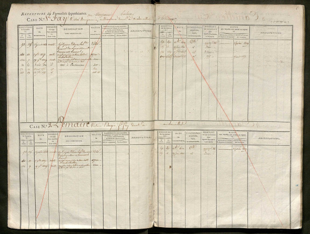Répertoire des formalités hypothécaires, du 10/10/1820 au 12/12/1820, registre n° 088 (Péronne)