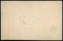Plan du cadastre napoléonien - Hesbecourt : tableau d'assemblage