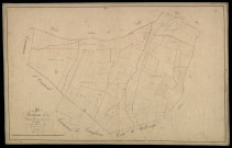 Plan du cadastre napoléonien - Fontaine-le-Sec (Fontaine le Sec) : Chemin d'Oisement (Le), D2