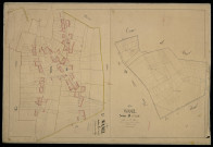 Plan du cadastre napoléonien - Hallencourt (Wanel) : Chef-lieu (Le) ; Saint Ladre, A1 (développemnt de A2) et B1