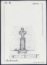 Vaudricourt : croix en pierre - (Reproduction interdite sans autorisation - © Claude Piette)