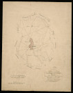 Plan du cadastre napoléonien - Flaucourt : tableau d'assemblage