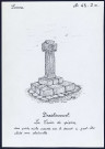 Dreslincourt : croix de pierre - (Reproduction interdite sans autorisation - © Claude Piette)