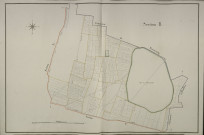 Plan du cadastre napoléonien - Dommartin : Bois de Dommartin (Le), B