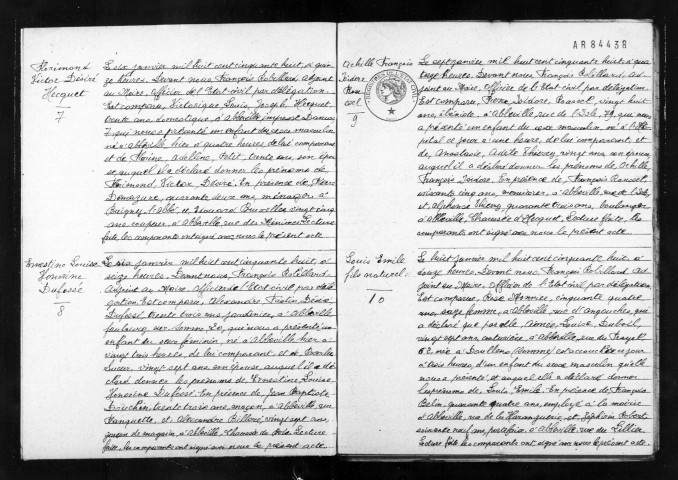 Abbeville : naissances, mariages, décès