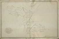 Plan du cadastre napoléonien - Atlas cantonal - Bavelincourt : tableau d'assemblage