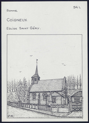 Coigneux : église Saint-Géry - (Reproduction interdite sans autorisation - © Claude Piette)
