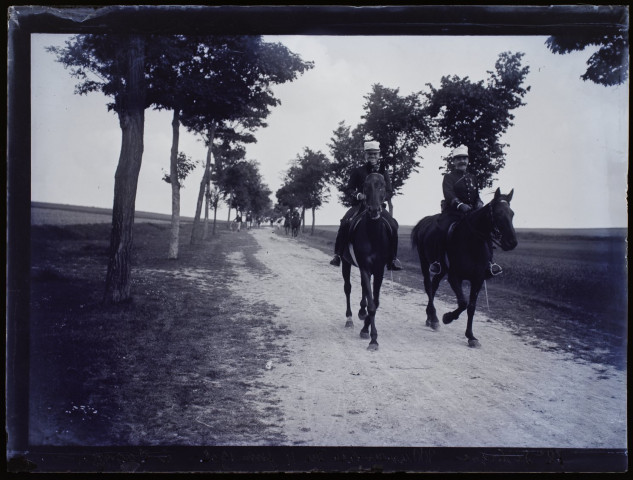 72e de ligne manoeuvres du 11 juin 1902 à Cagny