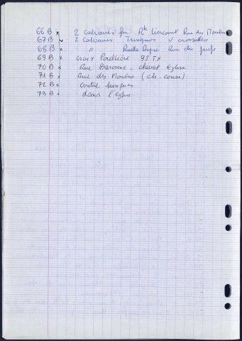 Indexation des dessins par commune pour le département de la Somme. - Répertoire 2 : Epécamps à Molliens-au-Bois